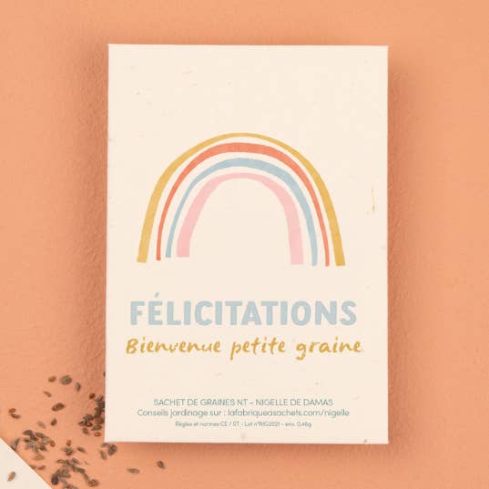Välkommen litet frö - Nigella fröpåse för wholesale av La Fabrique à Sachets