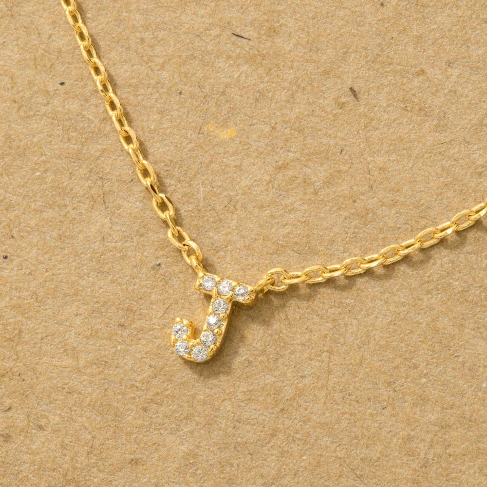 Fame Accessories - Vendita all'ingrosso Collana con ciondolo/pendaglio - Mini collana iniziale con strass24