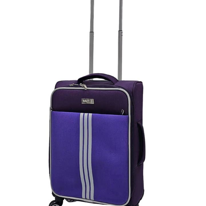 Infinity Leather (Upperclass Fashions Ltd) – wholesale Luggage – Lightweight Cabin 4 Wheel Soft Luggage Travel Bag