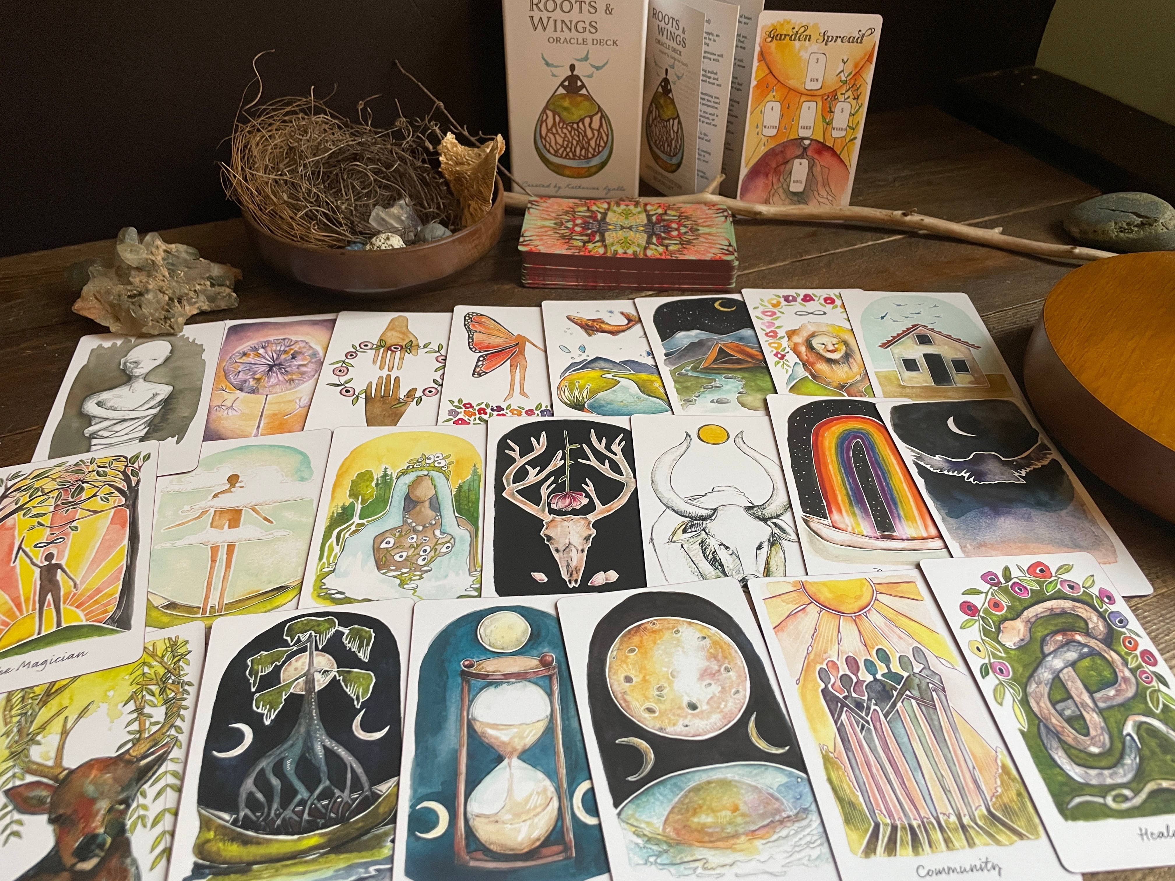 Kat Ryalls - Wholesale Tarot Cards - Roots and Wings Oracle Deck1