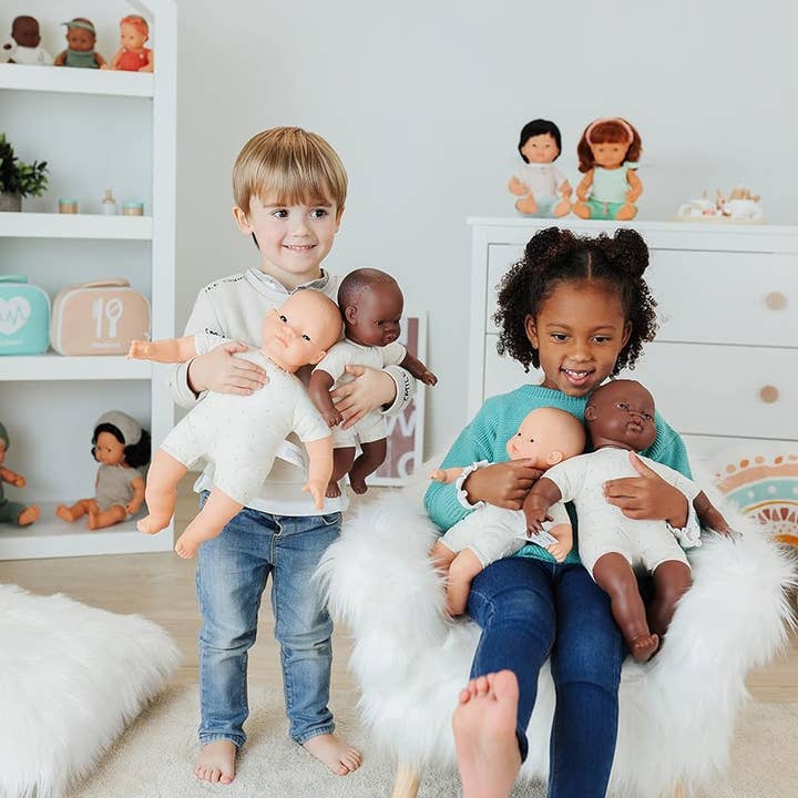 KsmToys - Wholesale Doll - Kids - KsmToys Miniland 13″ 33cm Soft Body Caucasian Doll with Orga3