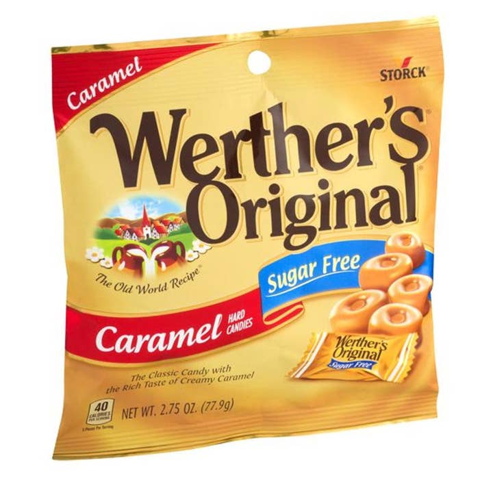 Werthers Original Sugar Free 2.75oz - 12ct for wholesale by I Got Your Candy