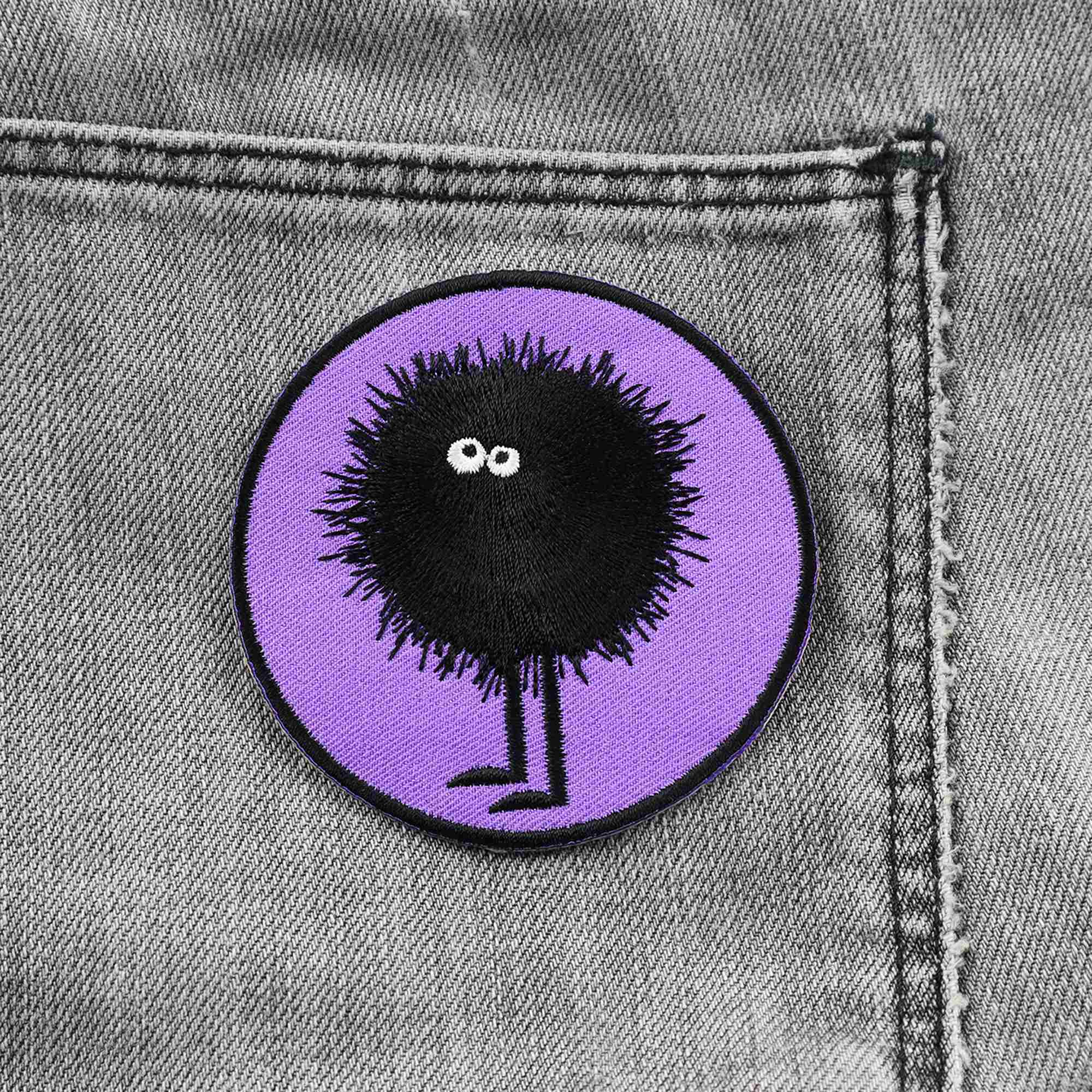 Tribal Trade GmbH - Wholesale Patch - Purple furry head patch 8cm patch6