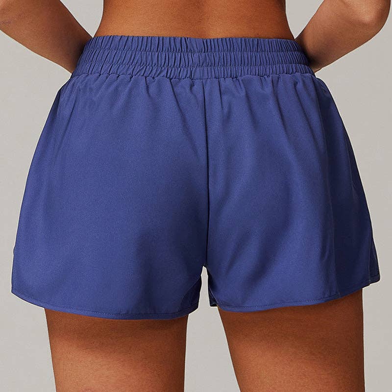 WONDERXFANS – wholesale Athletic shorts – Women's – POCKET QUICK-DRYING HIP-LIFTING RUNNING FITNESS YOGA SHORTS6