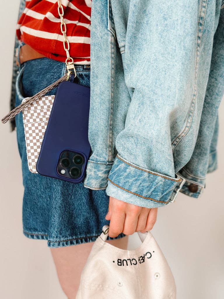 THE CÆP - Wholesale Phonecase Strap - Gold Paperclip Phone Chain2