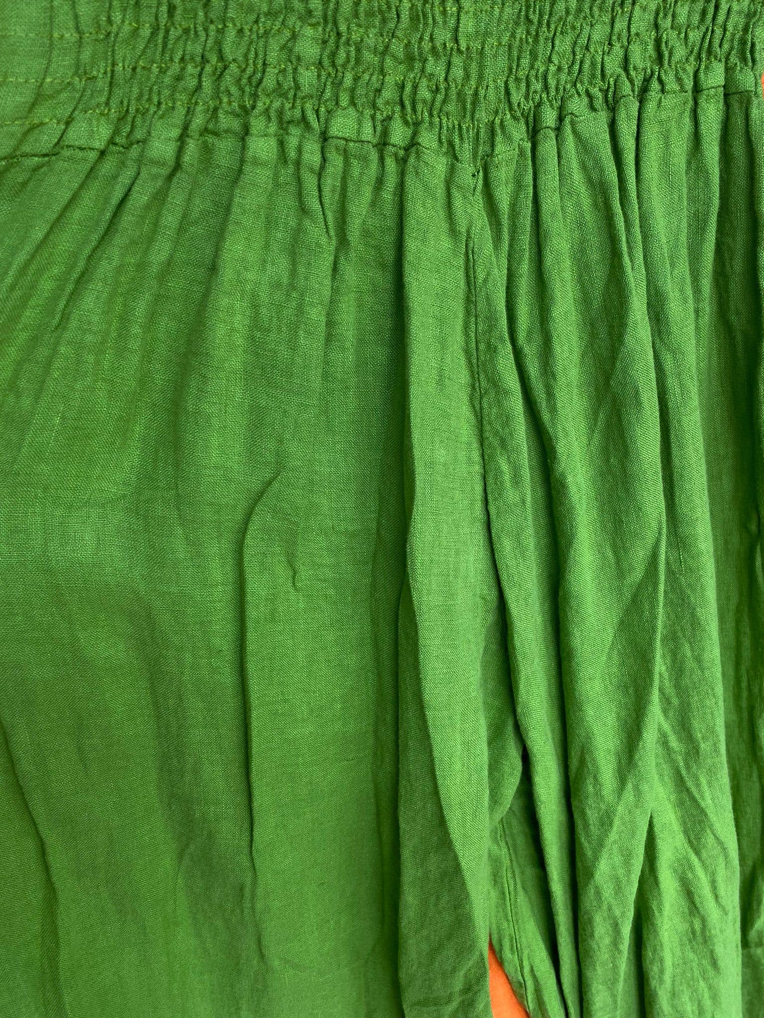 la maison des fibres naturelles - Wholesale Pants - Women's - Flared linen trousers 66031 100%LINEN57