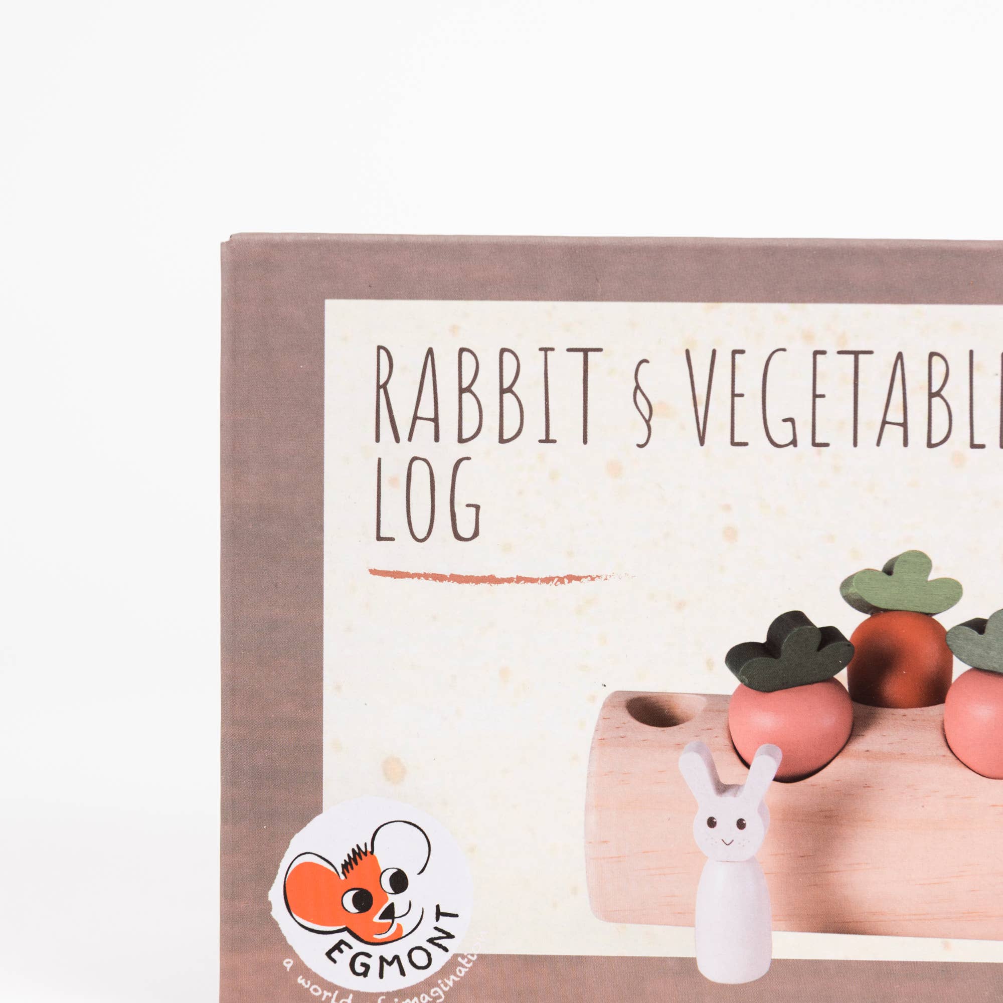 Egmont - Wholesale Wood Toy - Kids - Rabbit and Vegetables Log13