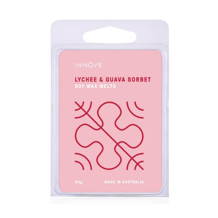 INNOVE - Wholesale Wax melt - Lychee & Guava Sorbet Soy Wax Melts - Clamshell0