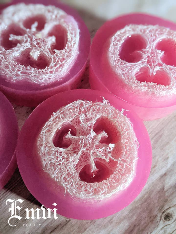 Spanglish Loofah Soap for wholesale by Emvi