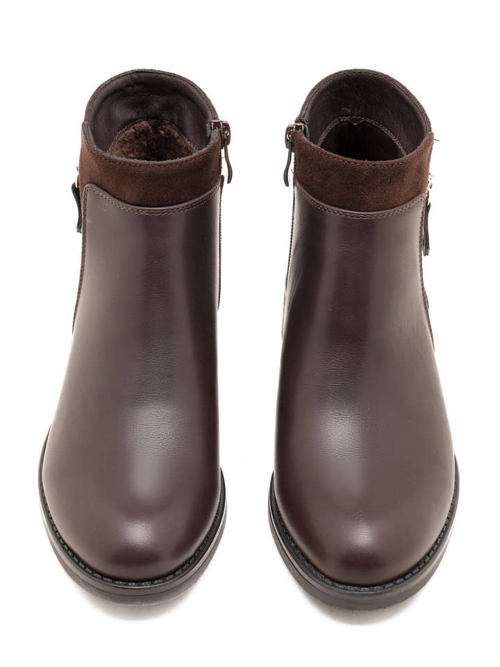 C'M PARIS – wholesale Chelseaboots – Dam – Chica stövletter med gyllene sidodragkedja 683277