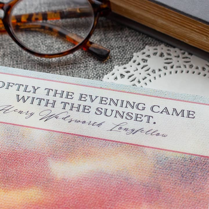 Sunshine and Ravioli - Vente Cahiers - Carnet à spirale - Longfellow Sunset Quote1