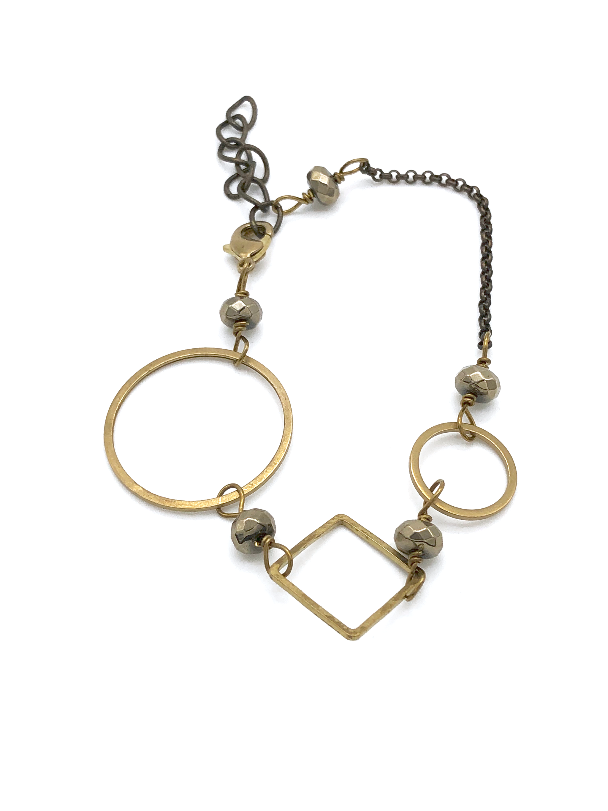 Seeds – Pulseira com pendente por atacado – Pulseira Forma | Penditos de Latão com Miçangas de Pedra Genuína4