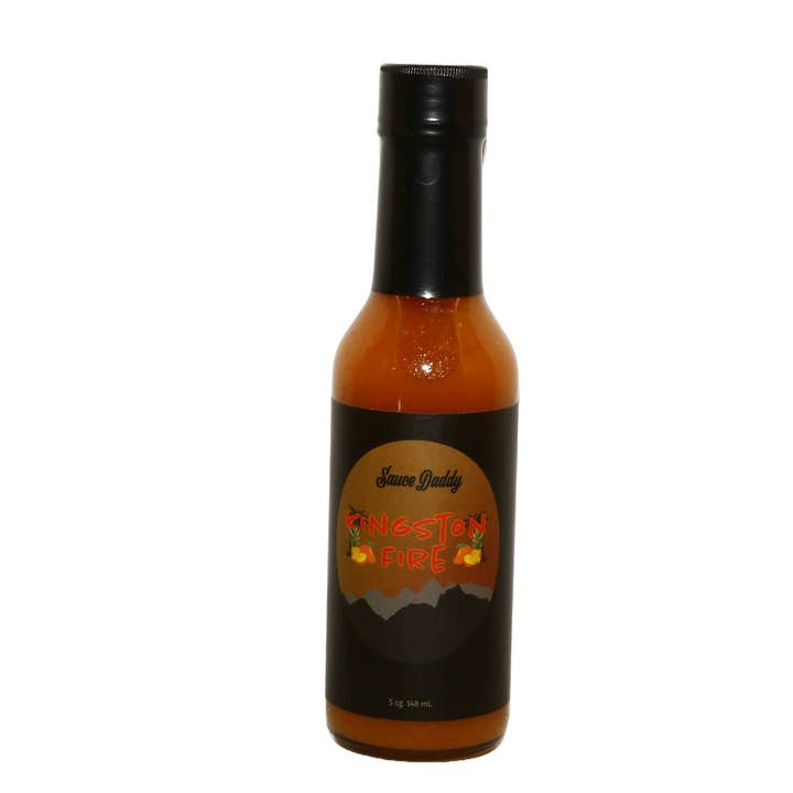 Kingston Fire Scotch Bonnet Het Sås för wholesale av Sauce Daddy Hot Sauce LLC