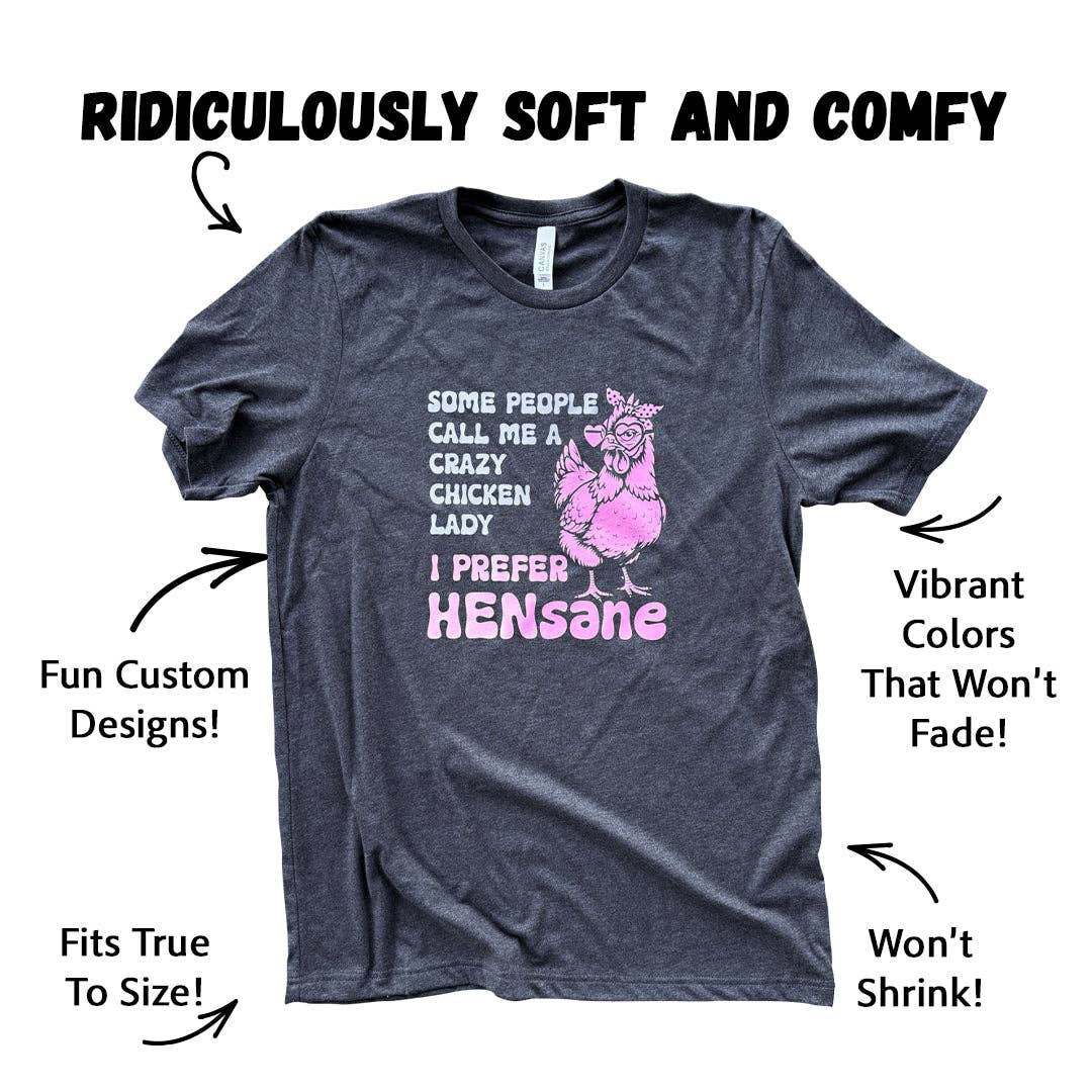 The Chicken Bawks - Wholesale Screen Printed T-Shirt - Unisex - Hensane1