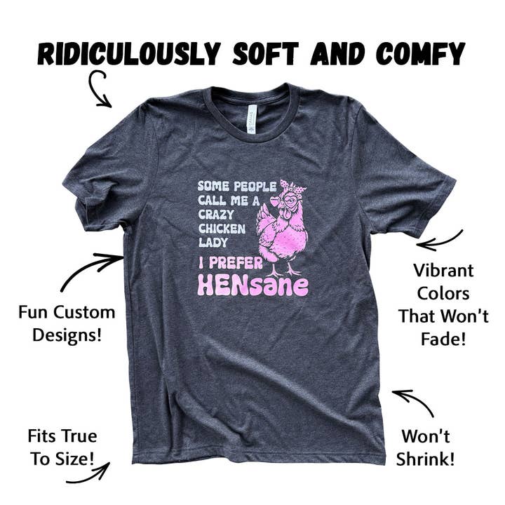 The Chicken Bawks - Wholesale Screen Printed T-Shirt - Unisex - Hensane1