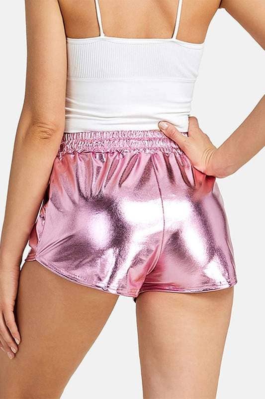 Flarix - Wholesale Shorts - Women's - metallic fashion shorts 6