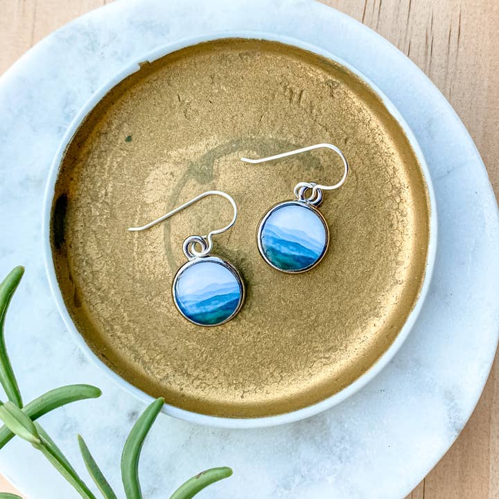 Mountain Silver Earring for wholesale by Seed and Sky