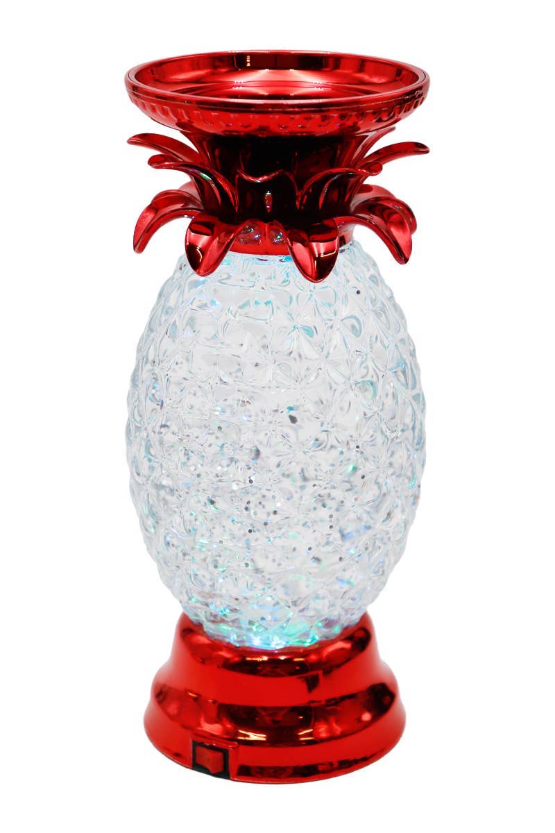 Sortiert Farbenwechselnder Ananas-Drehlichtständer mit mehrfarbigem LED-Glitzer für den Großhandel auf Faire7