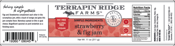 Terrapin Ridge Farms - Wholesale Jam/Jelly - Strawberry & Fig Jam1