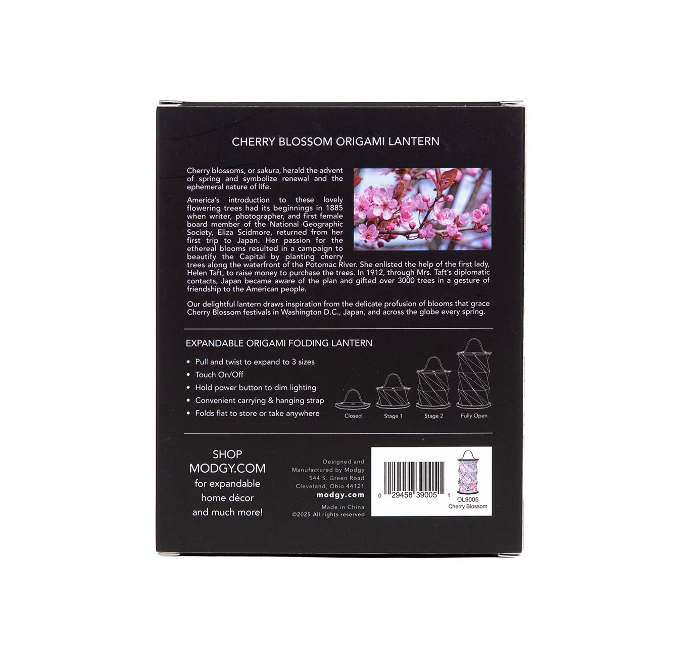 Modgy - Wholesale Lantern - Modgy Cherry Blossom Origami Lantern 2