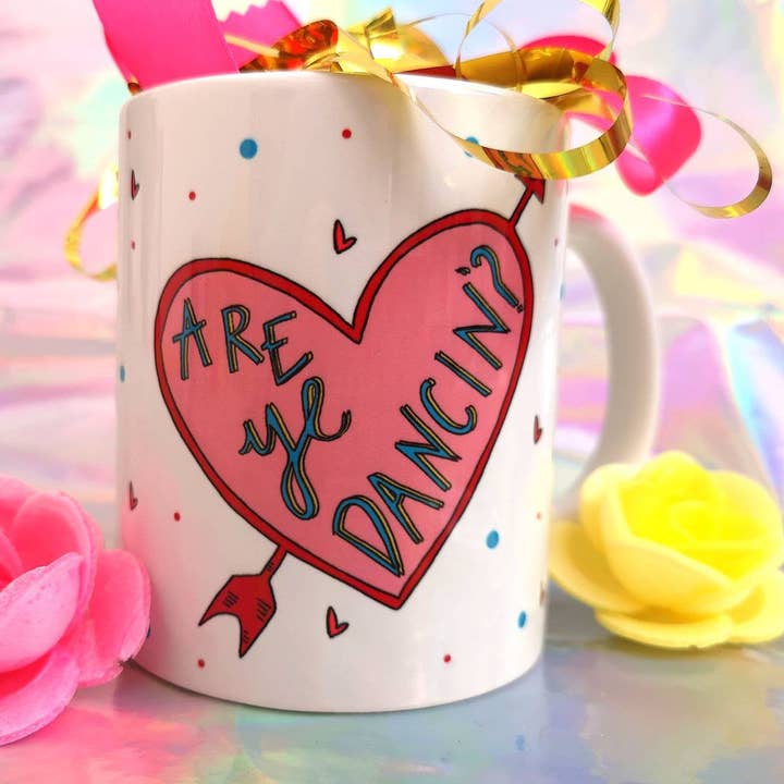 Claire Barclay Draws – wholesale Coffee mug – Are Ye Dancin'?! Are Ye Askin'?! Mug0