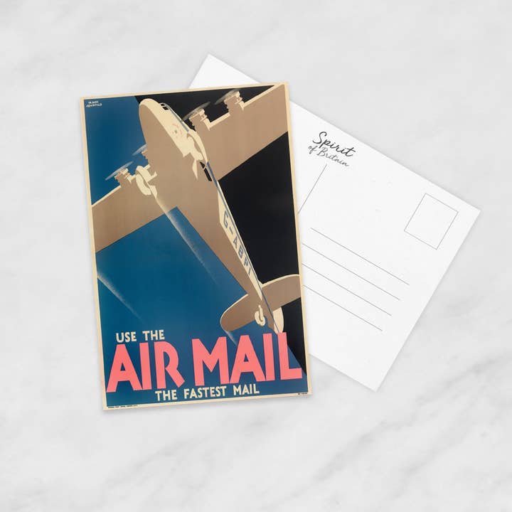 POSTCARD (Pack of 10): Air Mail. ML0100 for wholesale by Memory Lane