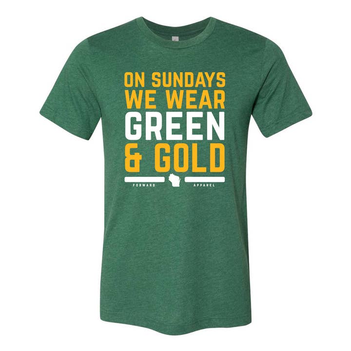 Packers Tee – Green for wholesale by Forward Apparel Co.