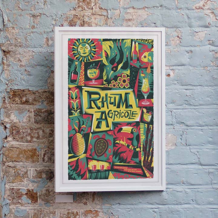 18" x 24" Rhum Poster for wholesale by Delicious Design League