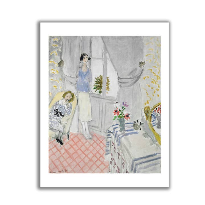 Impression d'art Le Boudoir Matisse art mural non encadré pour la vente par Go To Design