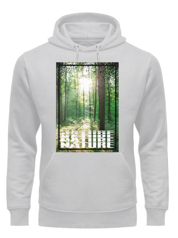 Nature Forest - Unisex Premium Organic Hoodie für den Großhandel von Uwaldu