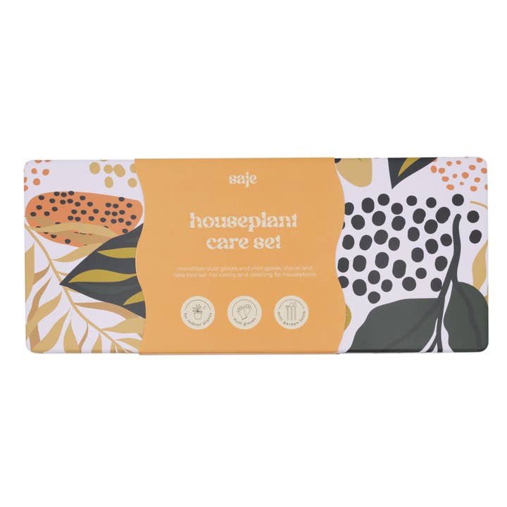 Robert Frederick Ltd – wholesale Trädgårdsverktyg – Saje Växtvårdskit - Bladdammsvantar och Miniverktyg - Håll Inomhusväxter Friska9