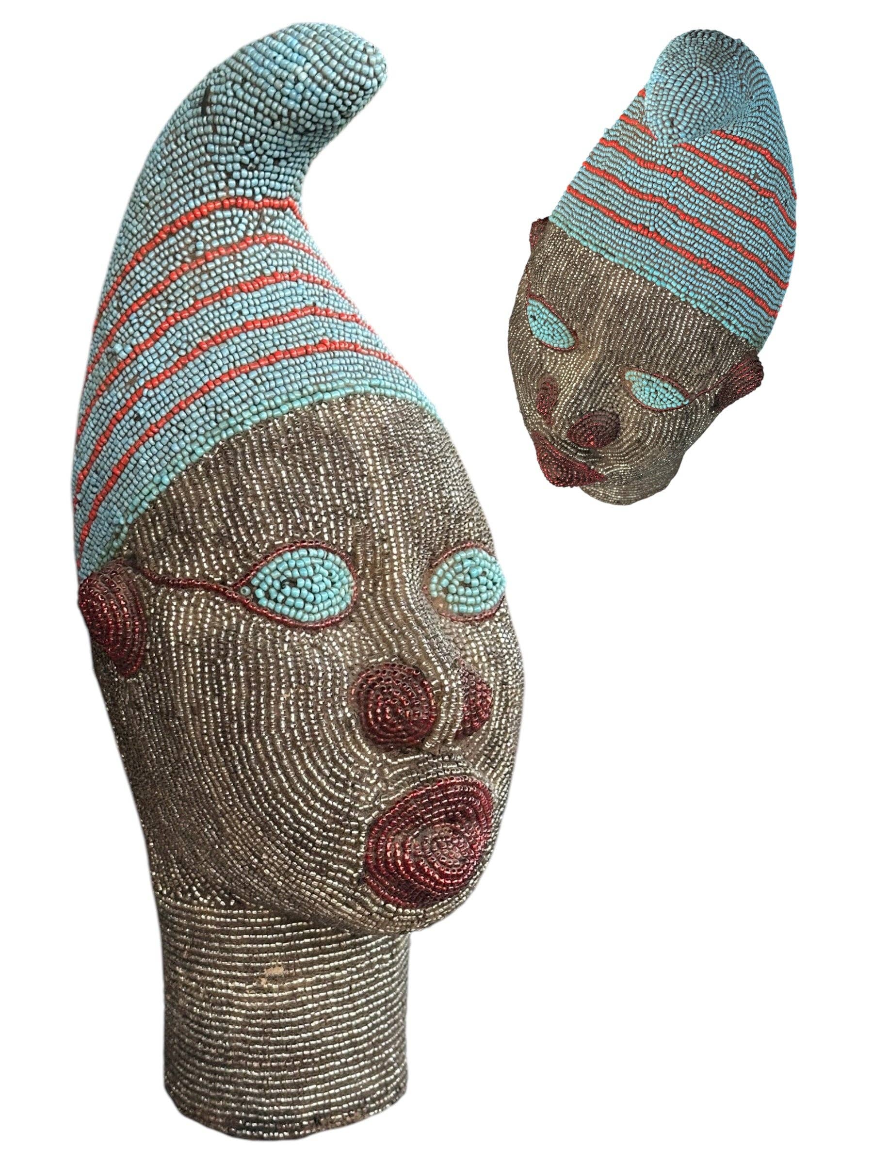 SOUK in the CITY - Wholesale Decorative Figurine - MEDIUM Bamileke Statues - new design17