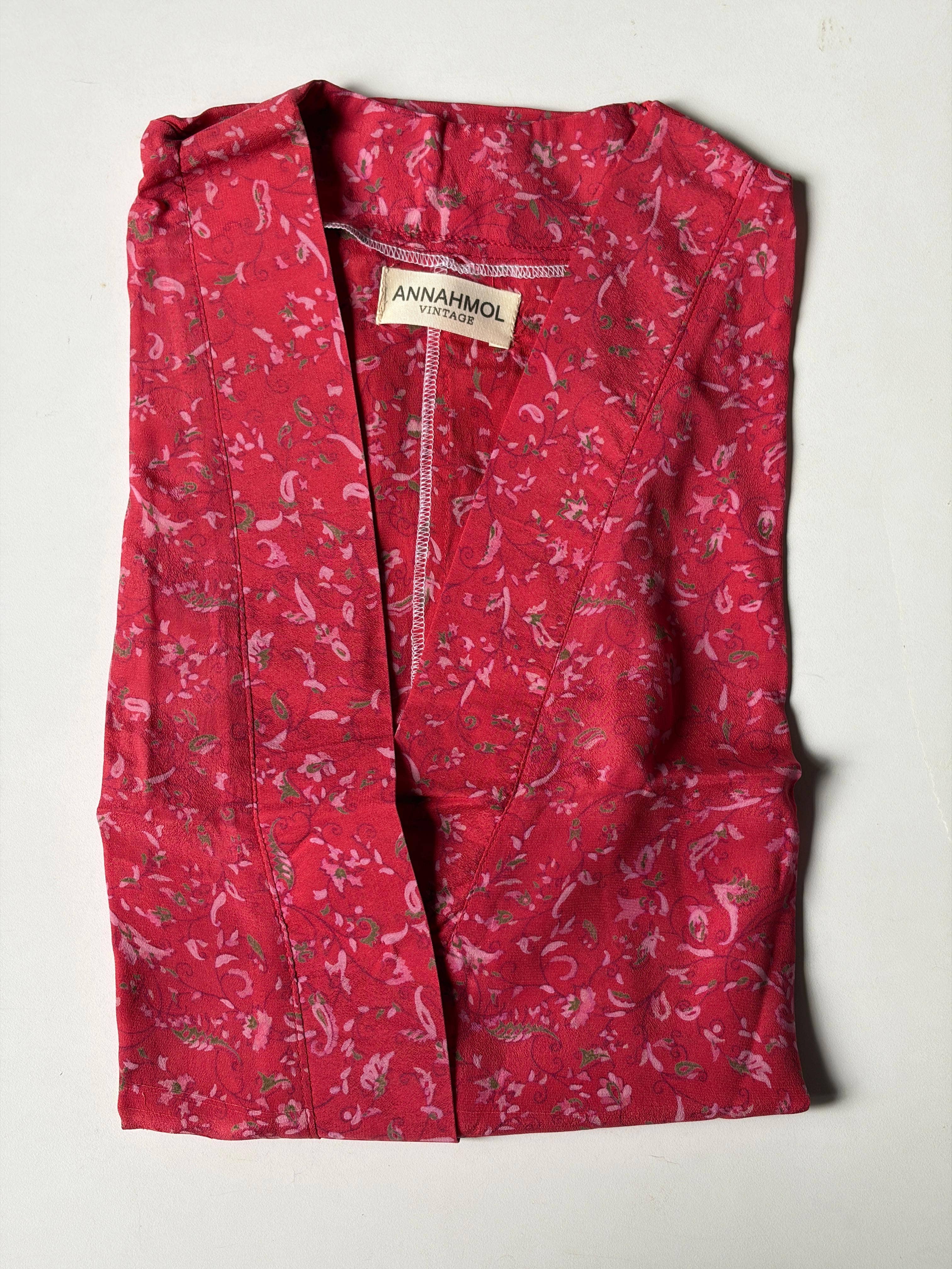 Annahmol - Wholesale Blouse - Women's - Vintage Silk Kimono Top: Free Size: BEST SELLER : OOAK16