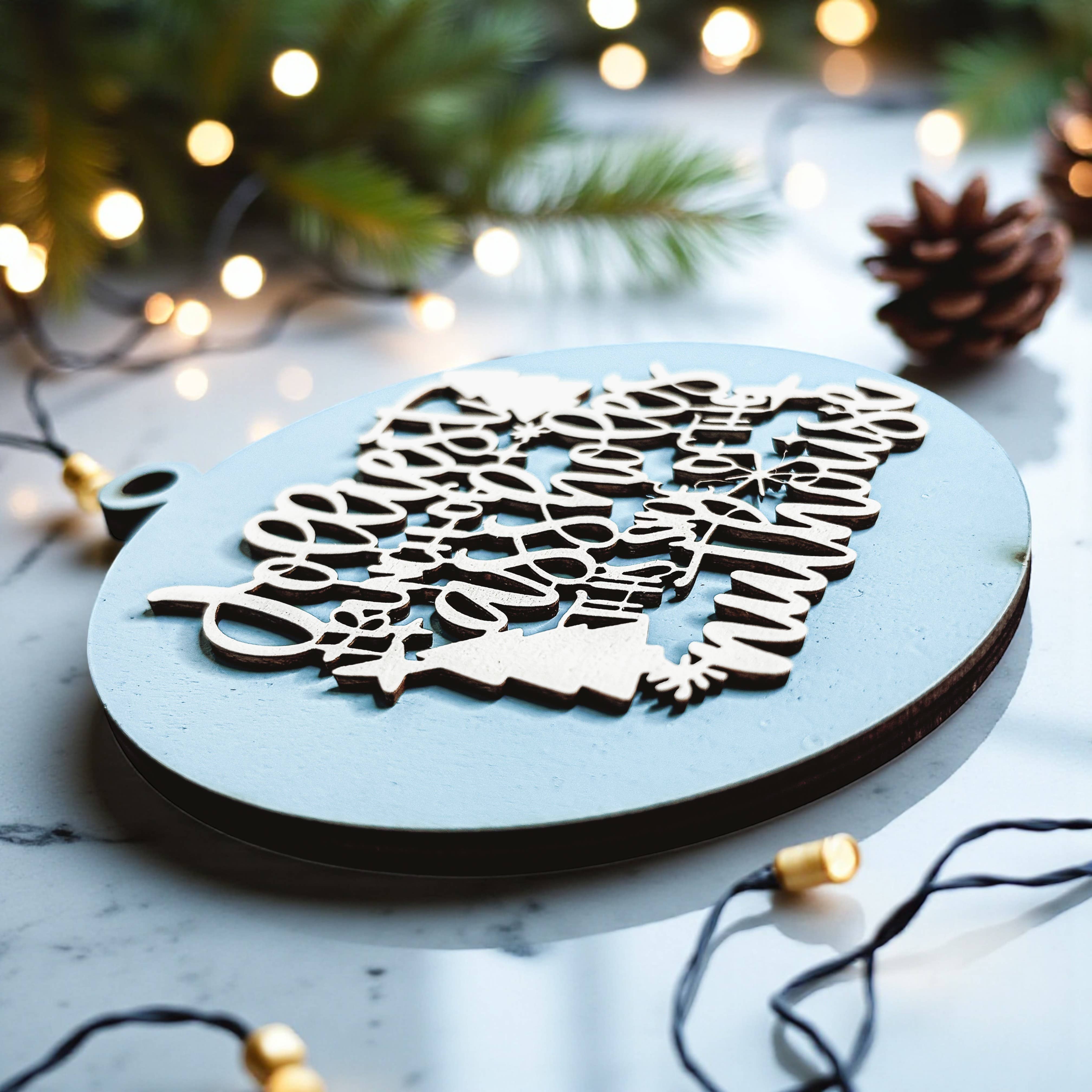 Gia Roma - Wholesale Ornament - Hanging Christmas Decor + Handmade Wooden Ornament Funny127