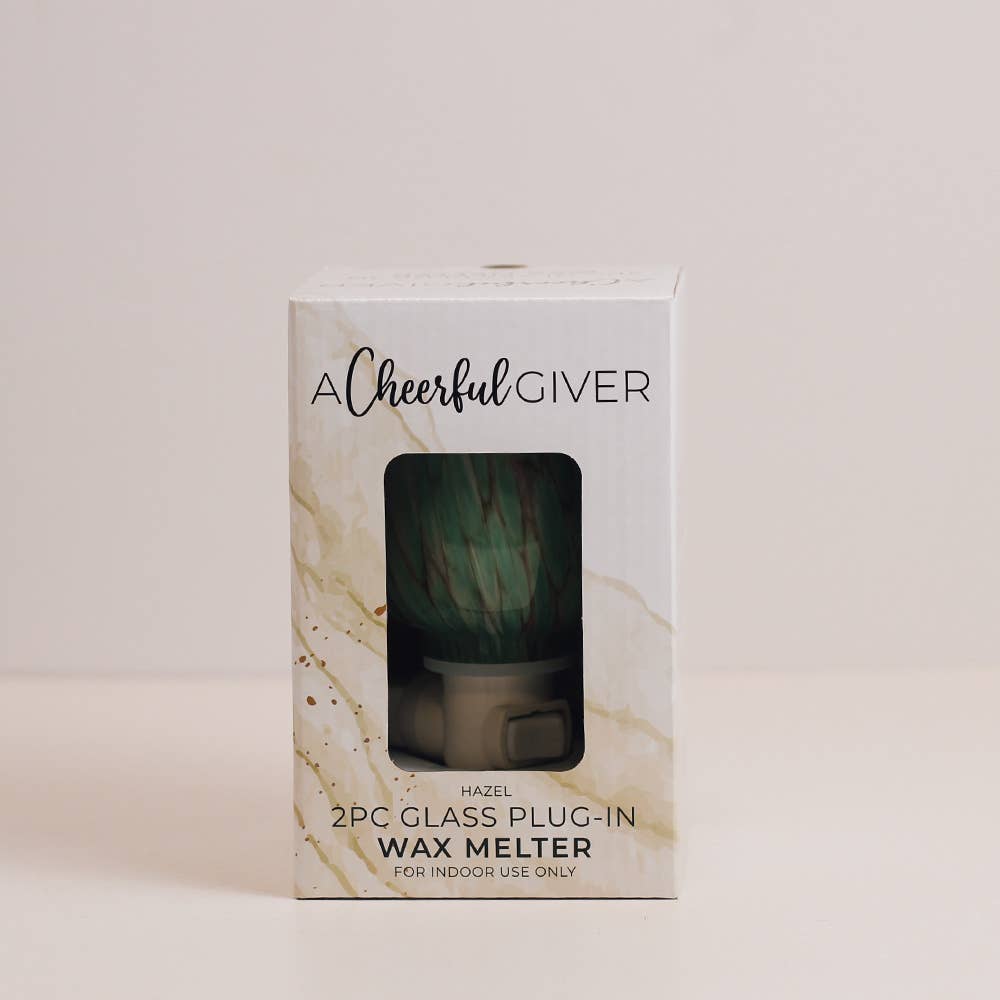 A Cheerful Giver - Wholesale Wax Warmer - Hazel Glass Wax Melter - Plug-In1