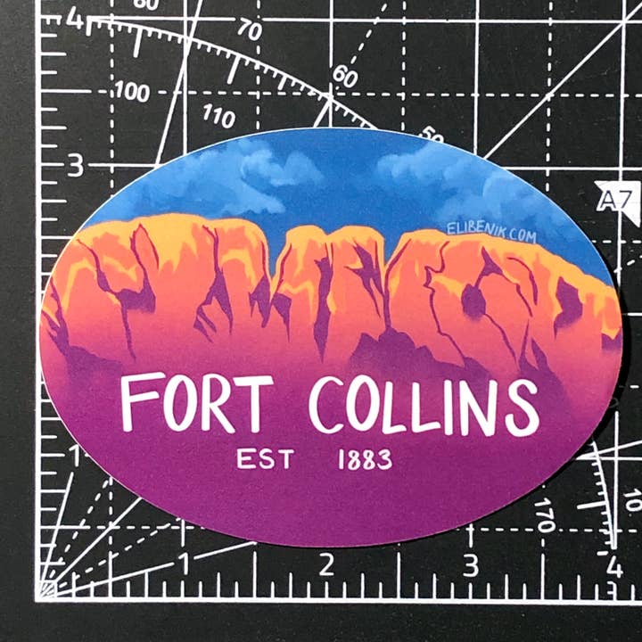 Fort Collins Colorado kraftig vandtæt kofangerklistermærke for engroshandel hos Eli Benik