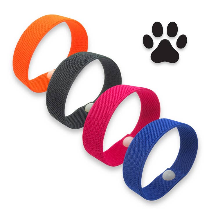 AcuBracelet – wholesale Kosttillskott för husdjur - Hund – Ångest- och illamående Akupressurband för din hund-Naturligt botemedel mot stress och rörelsesjuk-Lätt att använda-Naturligt