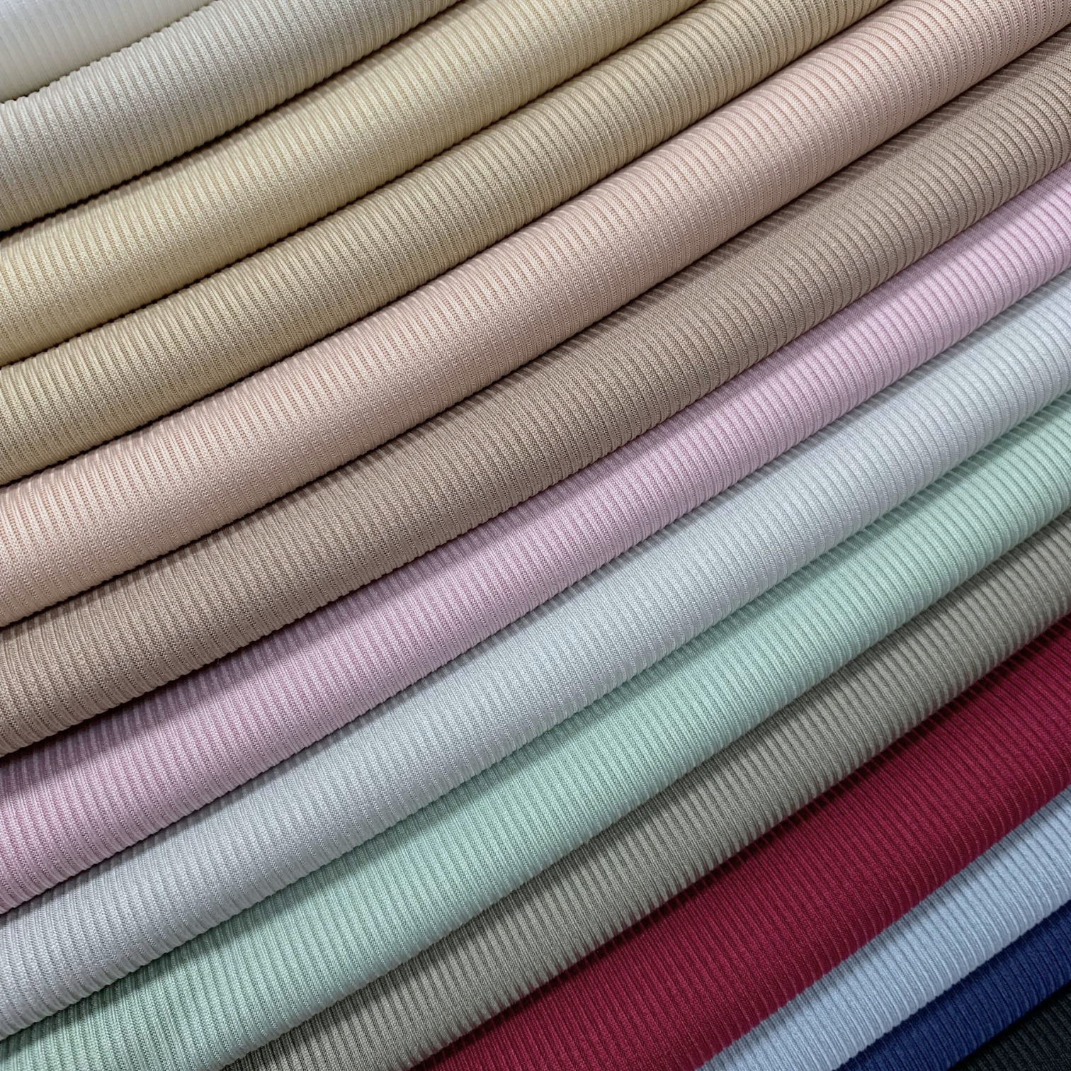 Lili Scarves (US Duty Free) - Wholesale Scarf - Women's - Ribbed Bamboo Blend Jersey Plain Scarf - 14 Colours0