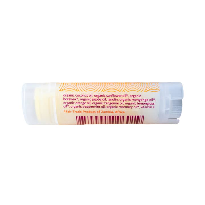 Zambeezi - Wholesale Lip Balm - Tangerine Organic Beeswax Lip Balm1