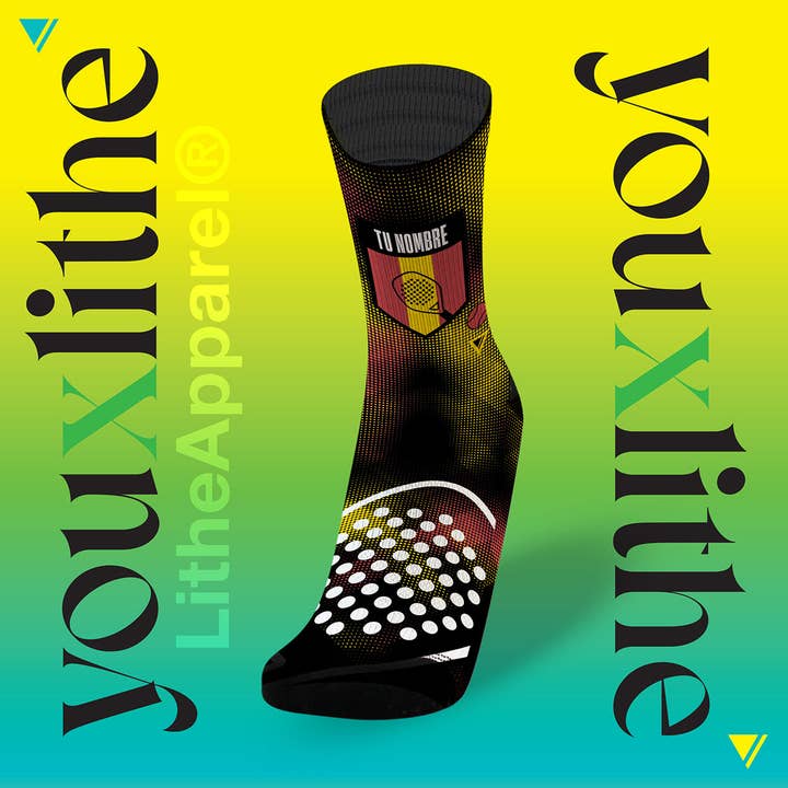YOU X LITHE | CUSTOMIZED SOCKS | PADEL for wholesale by LITHE APPAREL