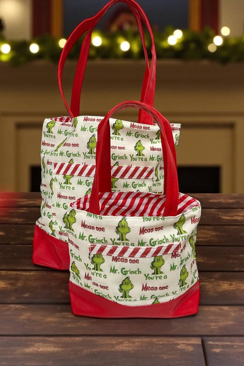 Kids Charm Online - Wholesale Tote Bag - Women's - Mommy & Me Christmas Canva printed totes.