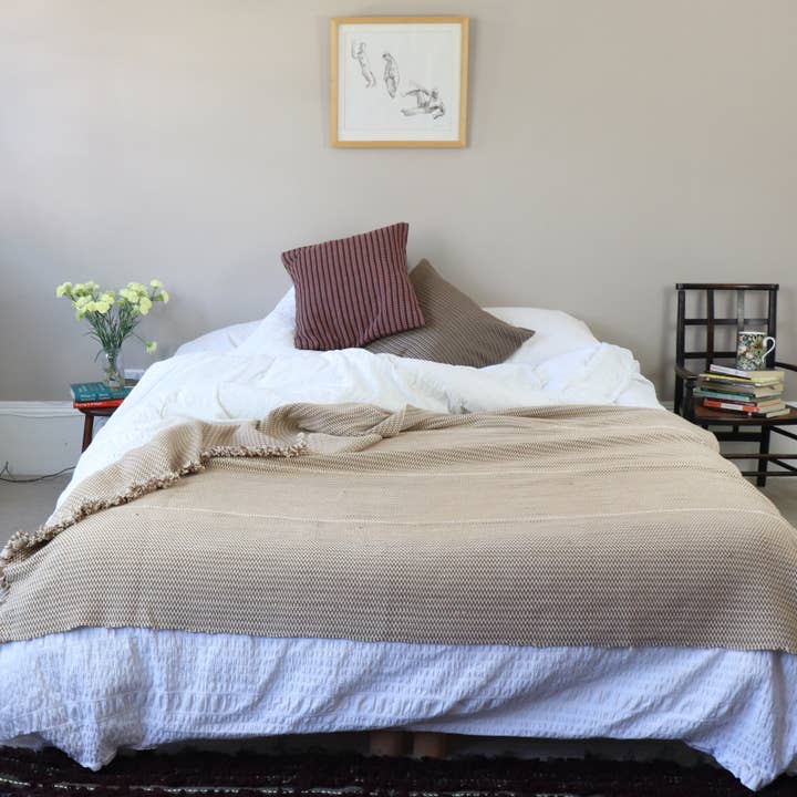 Babillay koffiedeken, handgeweven, dik duurzaam katoen voor wholesale door Boon & Up