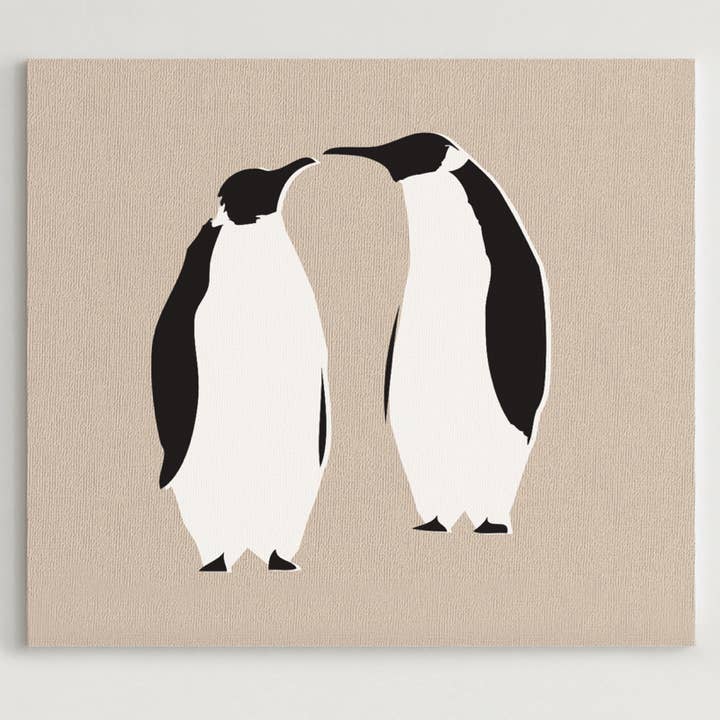 REMOVED BRAND - Wholesale Stencil/Craft Die - Penguins Stencil - Two Layers1