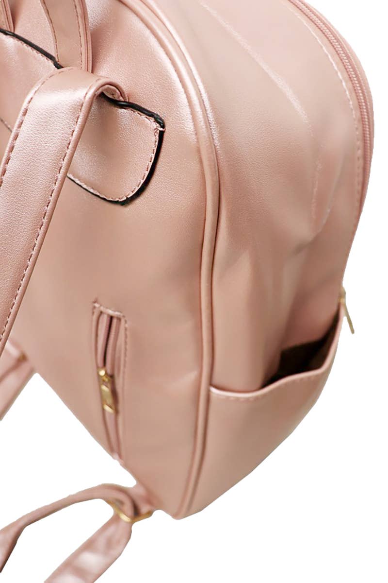 Cap Zone – wholesale Ryggsäck - Dam – Mermaid Tail holografisk ryggsäck i konstläder8