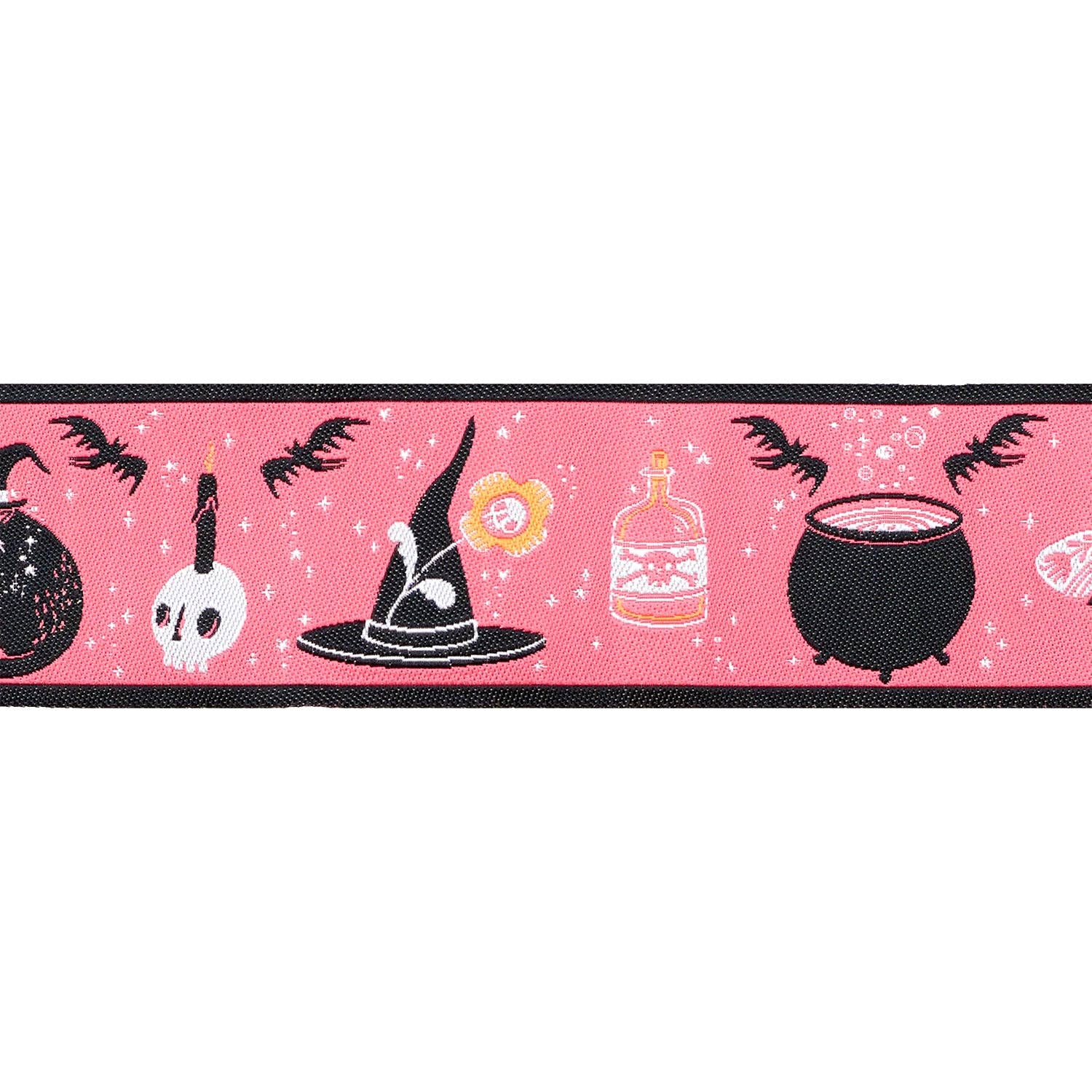 Renaissance Ribbons - Wholesale Ribbon - Gift Wrapping - Witchy Ways - Witchy Kitty - 1-1/2" width - by Cori Dantini - 15 Yard Spool2