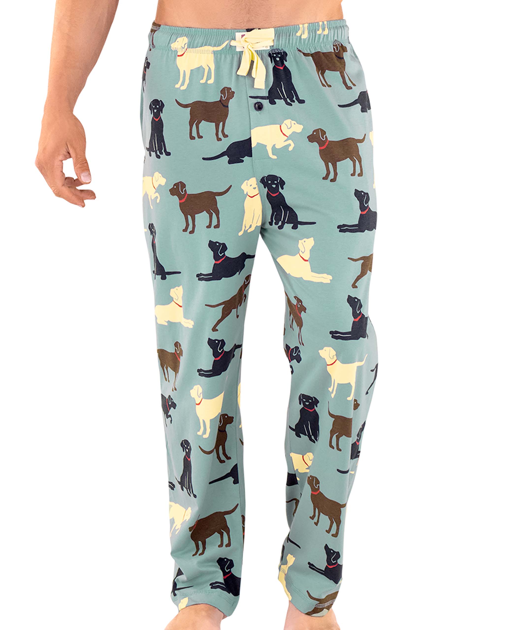 Lazy One - Wholesale Sleepwear Bottom - Men's - Labs Color Men's PJ Pants2