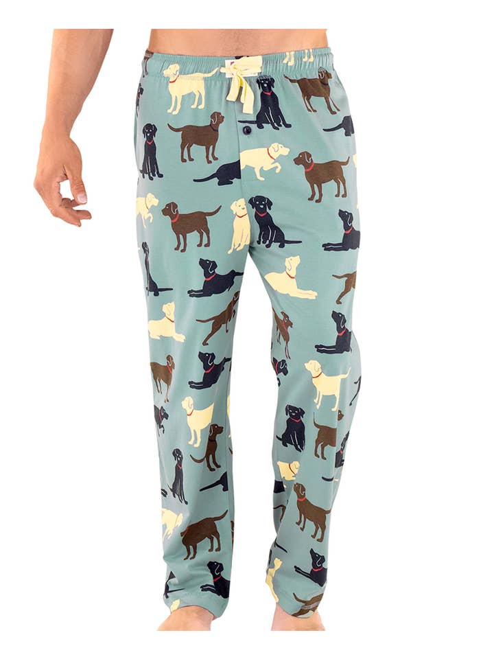 Lazy One - Wholesale Sleepwear Bottom - Men's - Labs Color Men's PJ Pants2