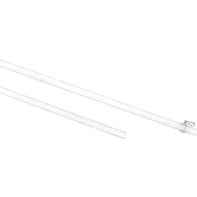 5ft Spinning Stabilizer Flag Pole (White) for wholesale by Flags Importer