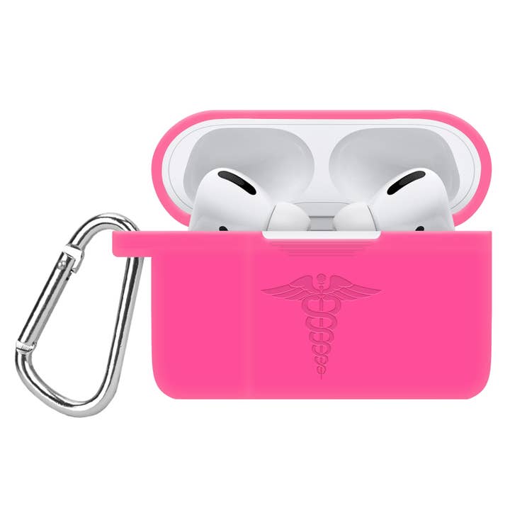 Affinity Bands - Wholesale Earphone/Headphone Case - Unisex - Registered Nurse First Responder Engraved AirPods Pro 1 & 2 Case Cover Neon