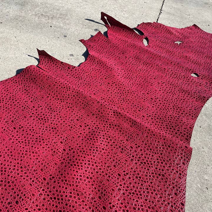 Western Linens - Vente Tapis - Cuir gaufré - demi-peau de 20 pieds carrés13